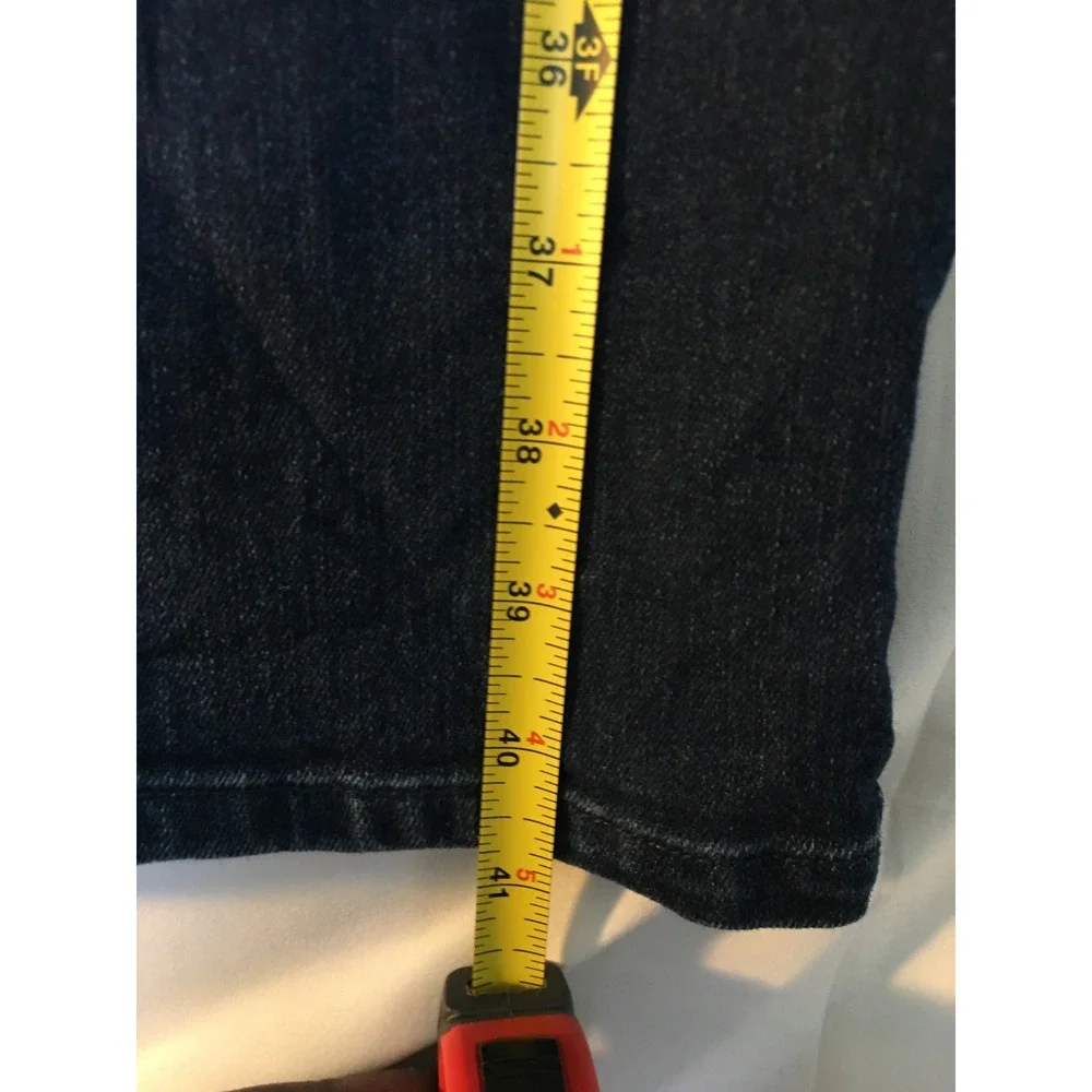 Gloria Vanderbilt Amanda High Rise Tapered Jeans Dark Wash Denim Mens Size 10